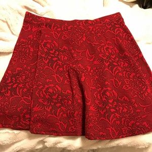 Red forever 21 Skirt